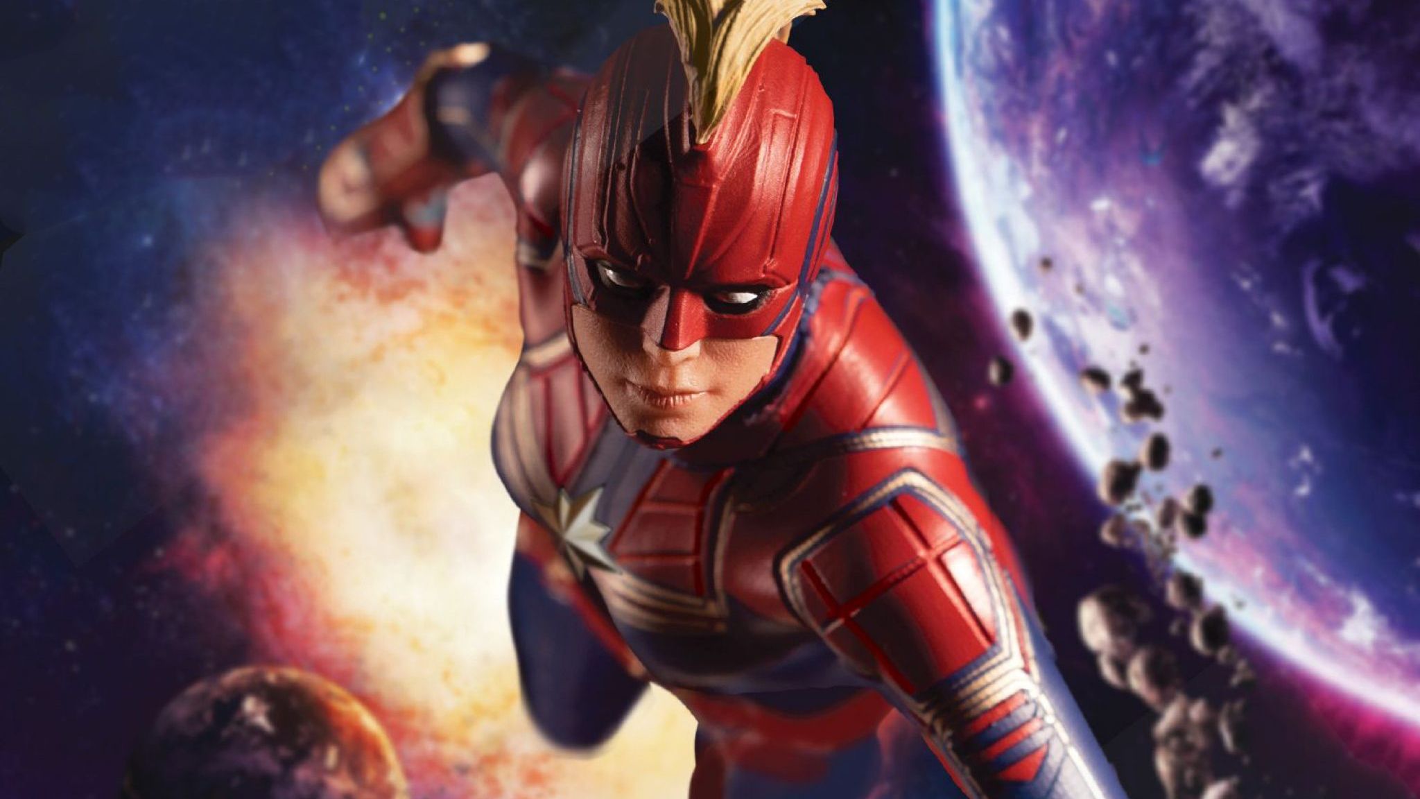 Captain Marvel New, HD Superheroes, 4k Wallpaper, Image