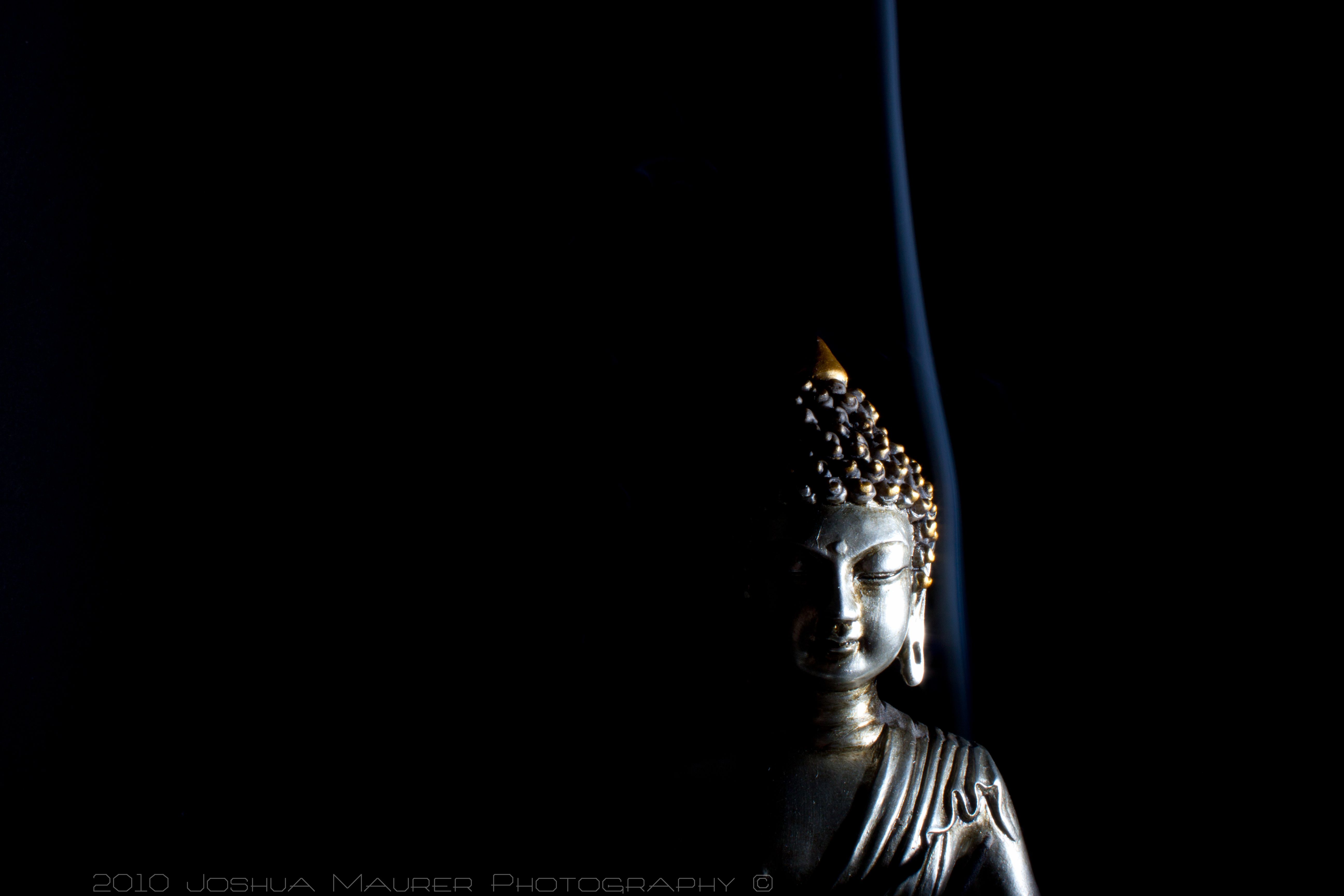 Buddha wallpaper Black and White Stock Photos & Images - Alamy