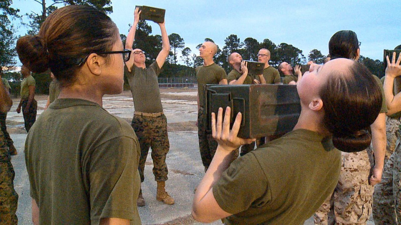 At boot camp, Marine Corps working to integrate training in