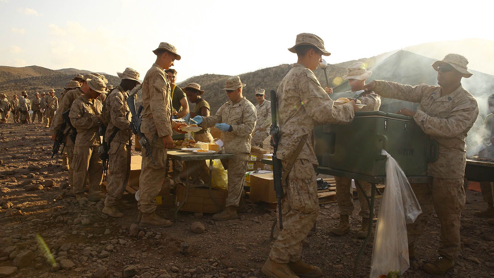 11th MEU Djibouti sustainment training: 239th USMC Birthday