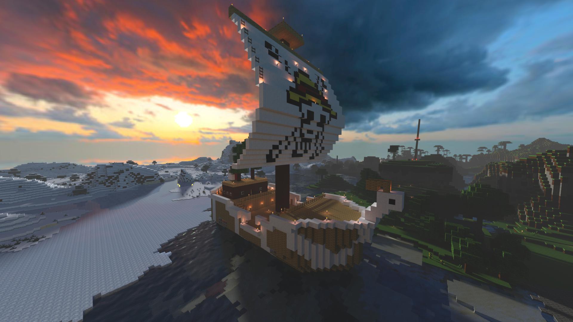My Friend Made The Going Merry On Our Server. What Does R Minecraft Think?