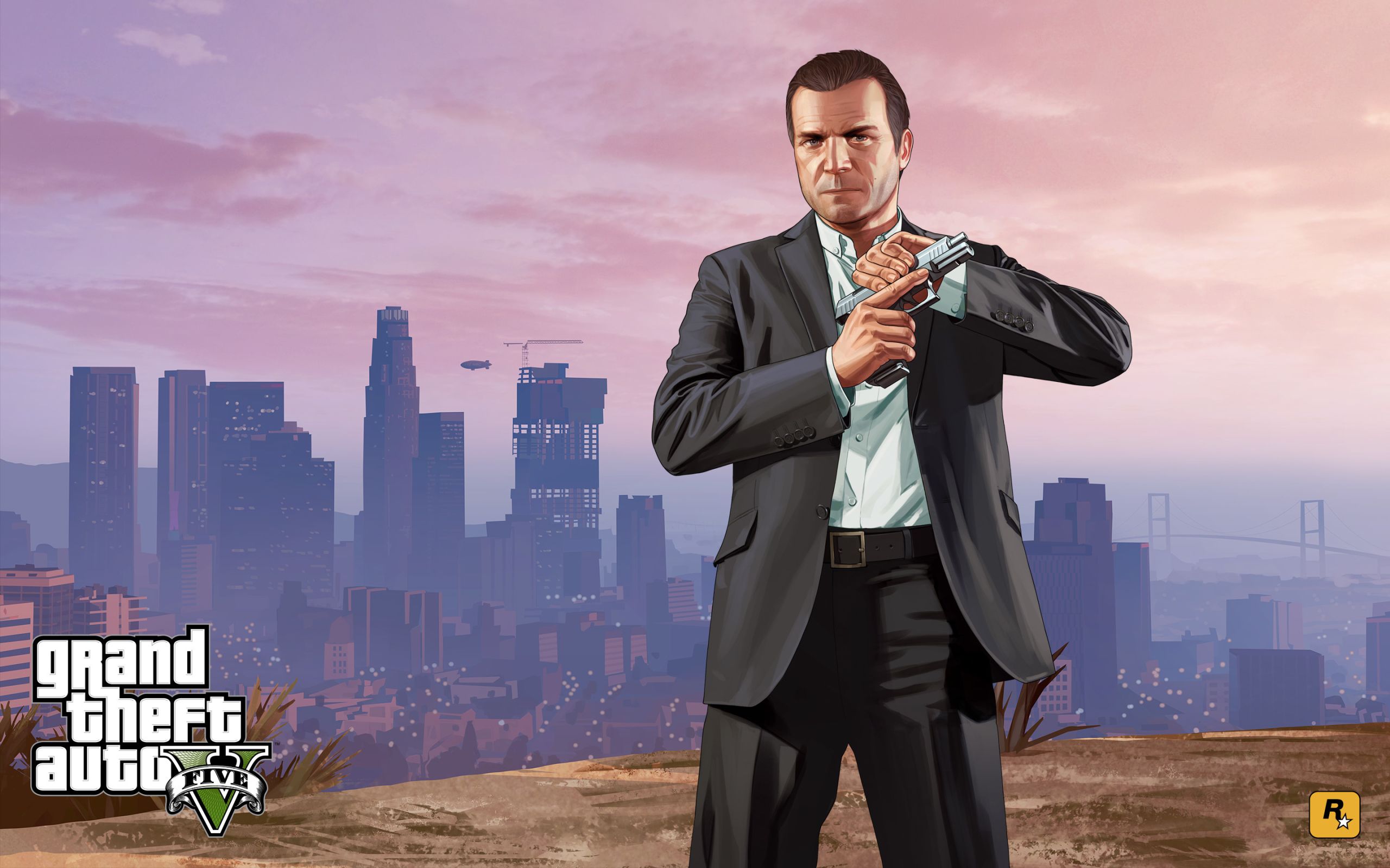 grand theft auto v, los santos, michael 2560x1600