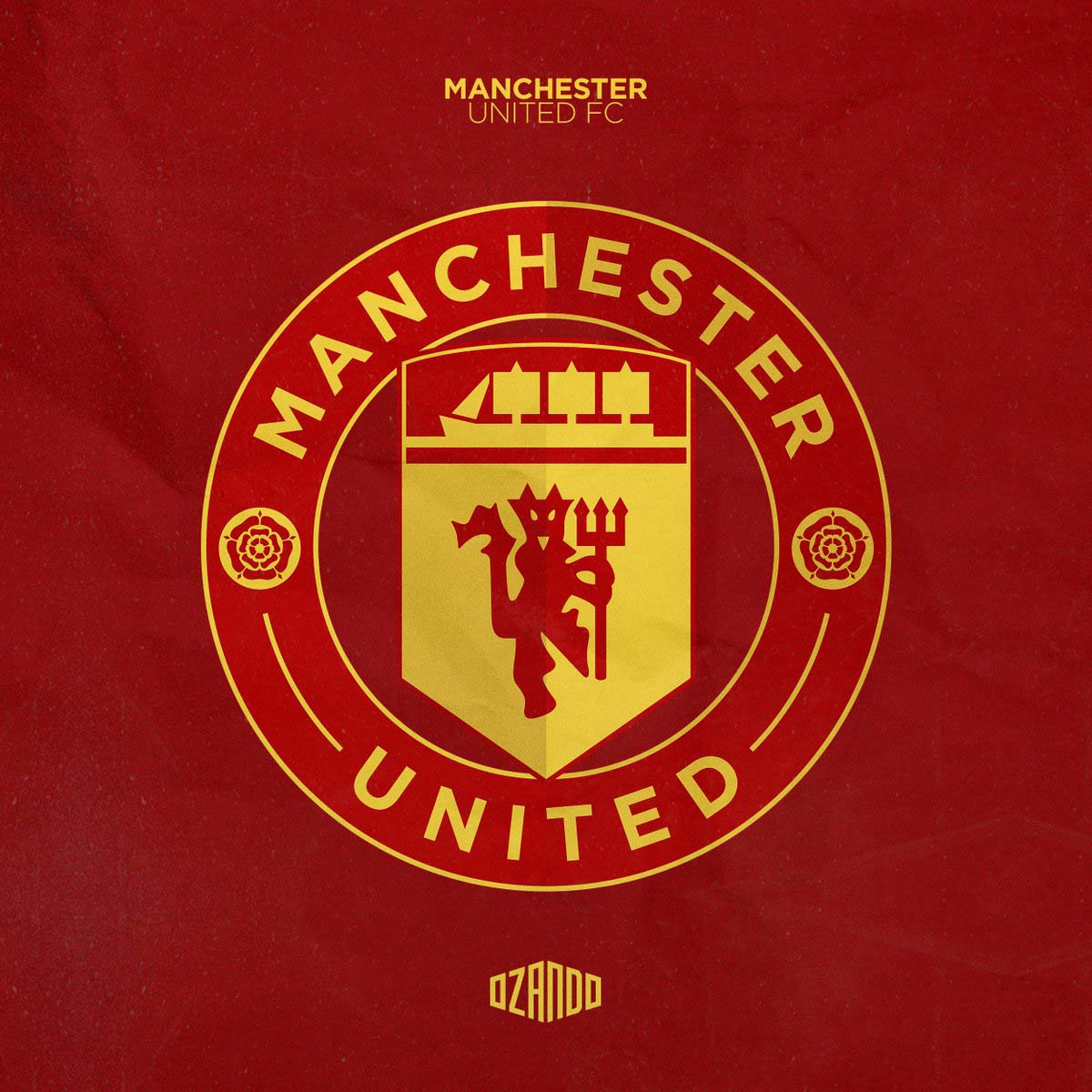 Redesigned Manchester United Logo
