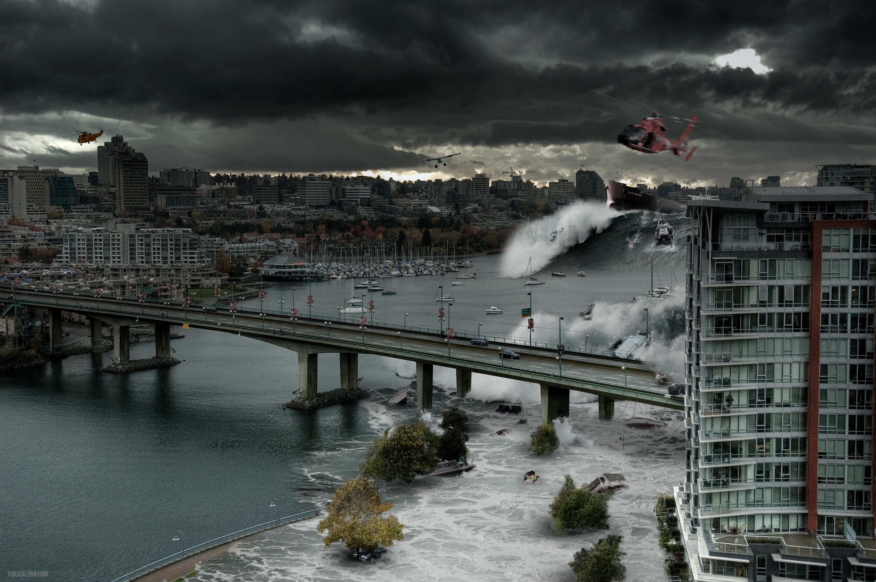 Daily Wallpaper: Vancouver Tsunami [Exclusive]. I Like To Waste