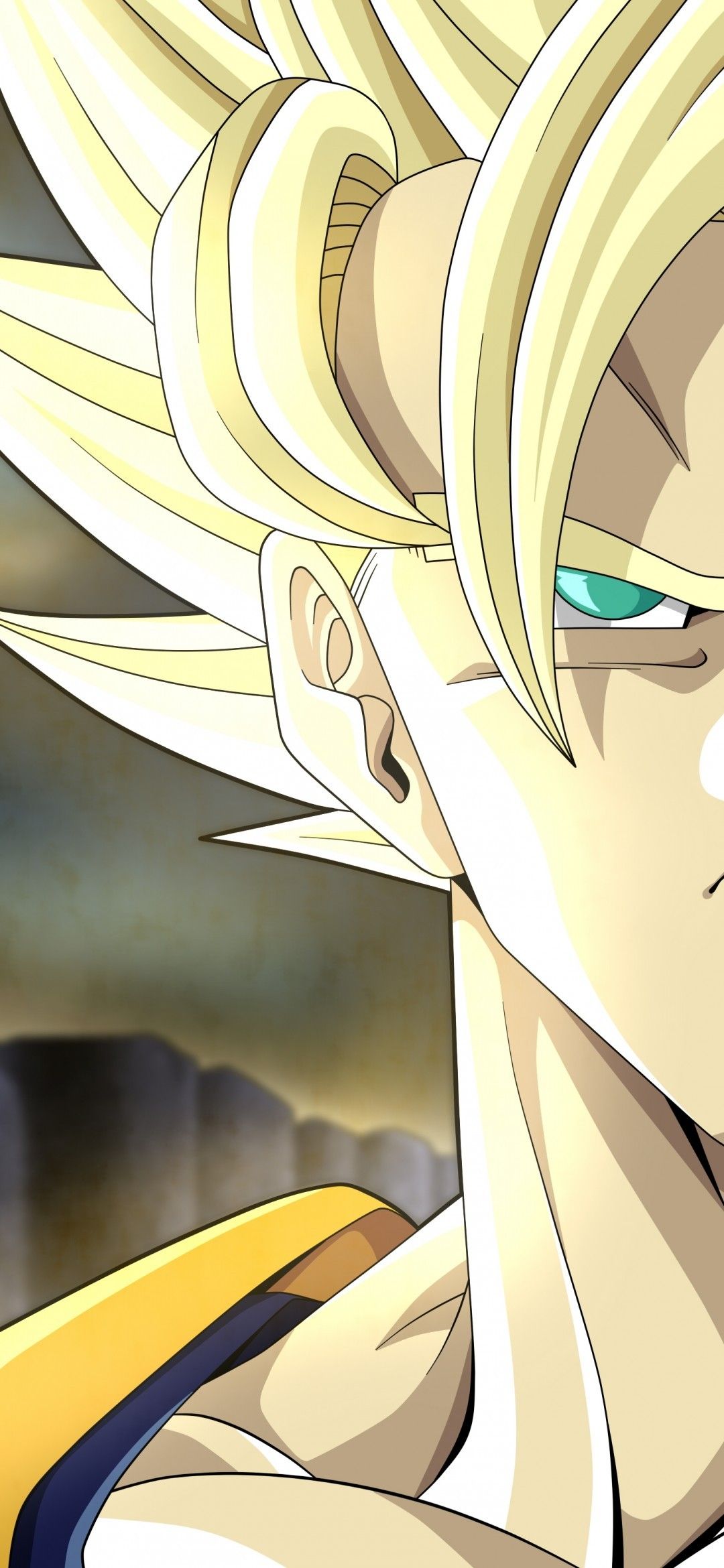 Download 1080x2340 Son Goku, Dragon Ball Z, Super Saiyan