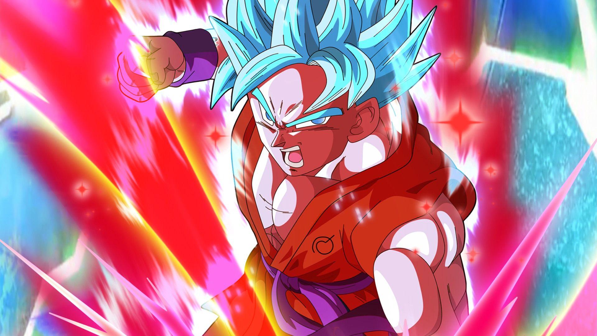 Goku Super Saiyan Blue Kaioken Wallpaper Free Goku Super Saiyan Blue Kaioken Background