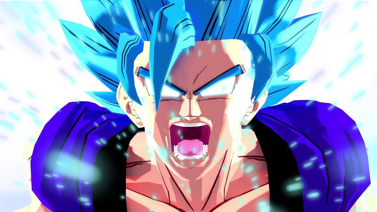 Goku Transforms Into Super Saiyan Blue 3!!