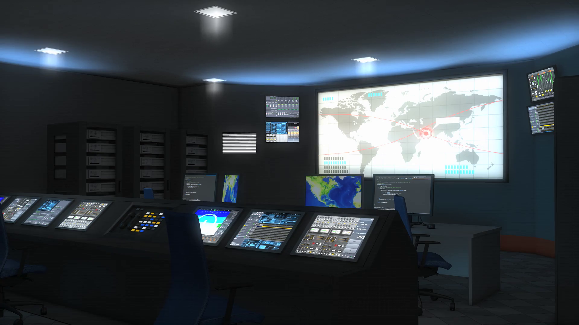 Command center(enhanced version), control, military, monitor