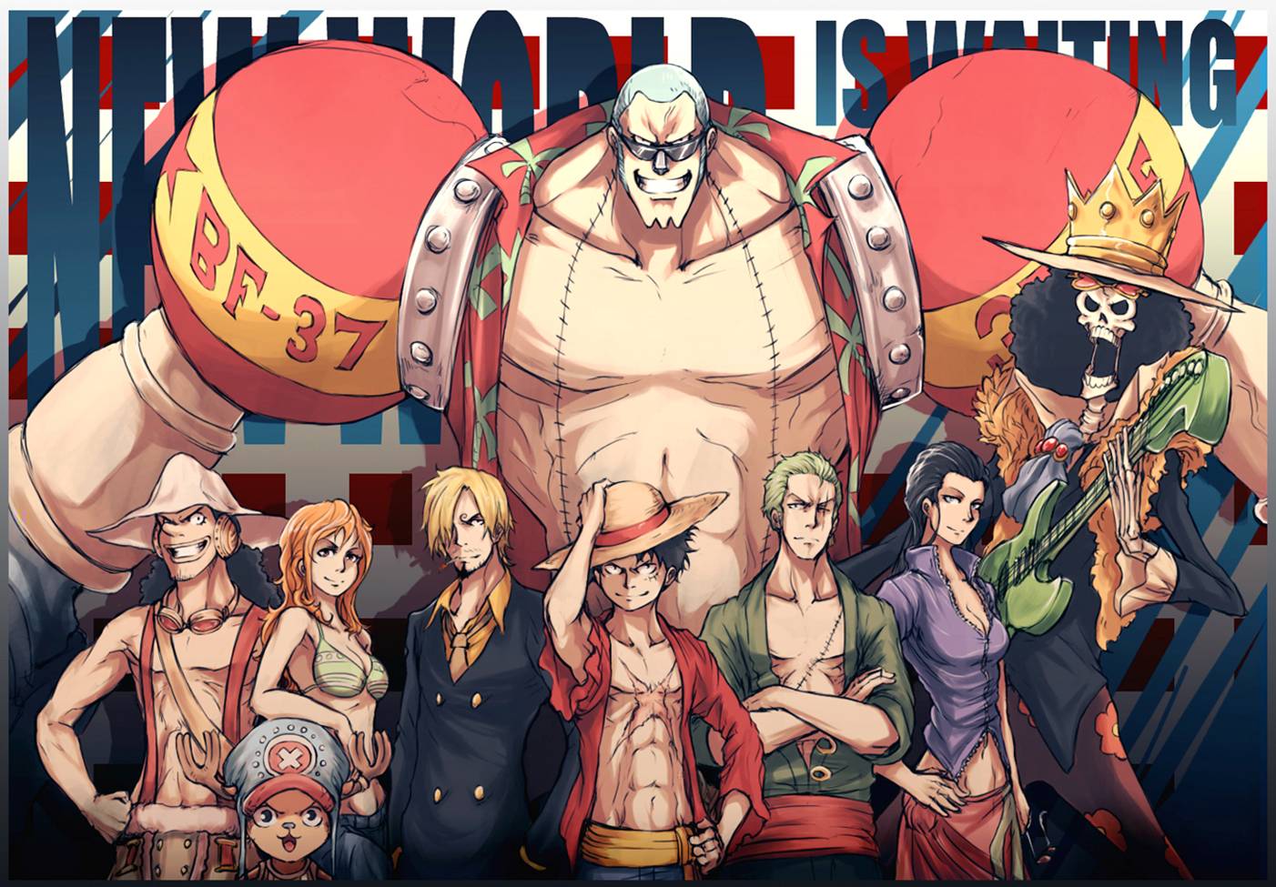 One Piece Wallpaper: Straw Hats One Piece New World is Waiting