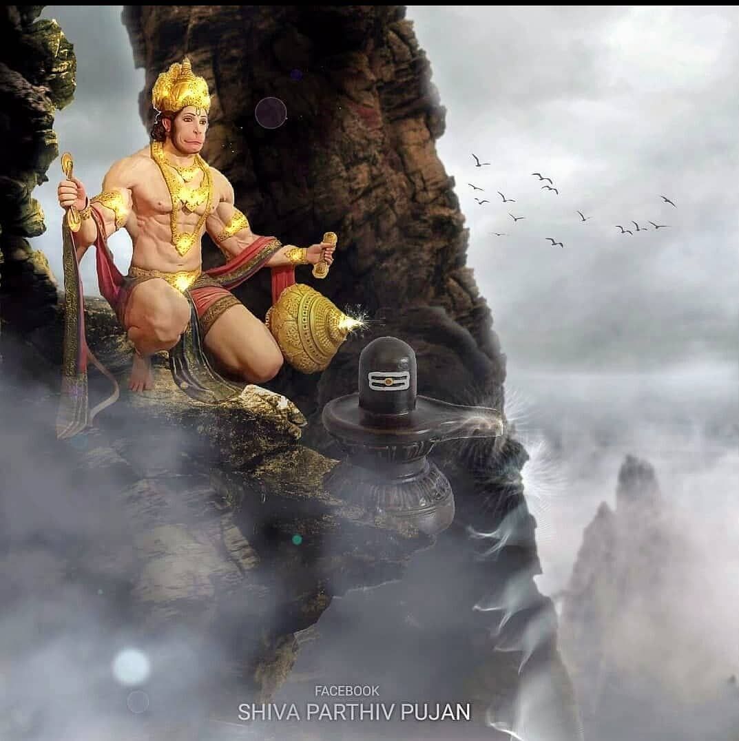 DM For Credits Removal. #lordhanuman #photooftheday #bajrangbali