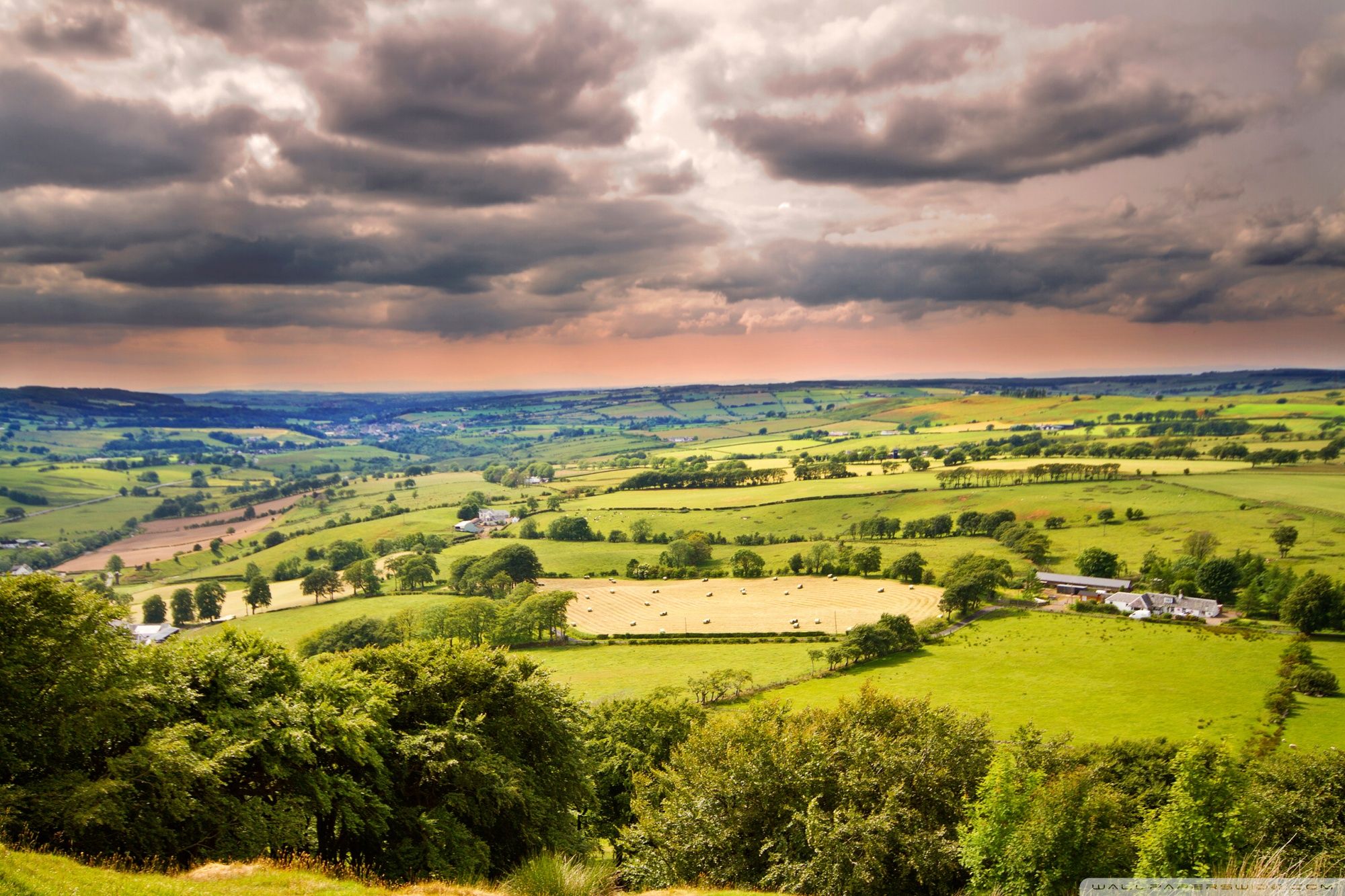 Cultivated Lands Ultra HD Desktop Background Wallpaper for: Multi Display, Dual Monitor, Tablet