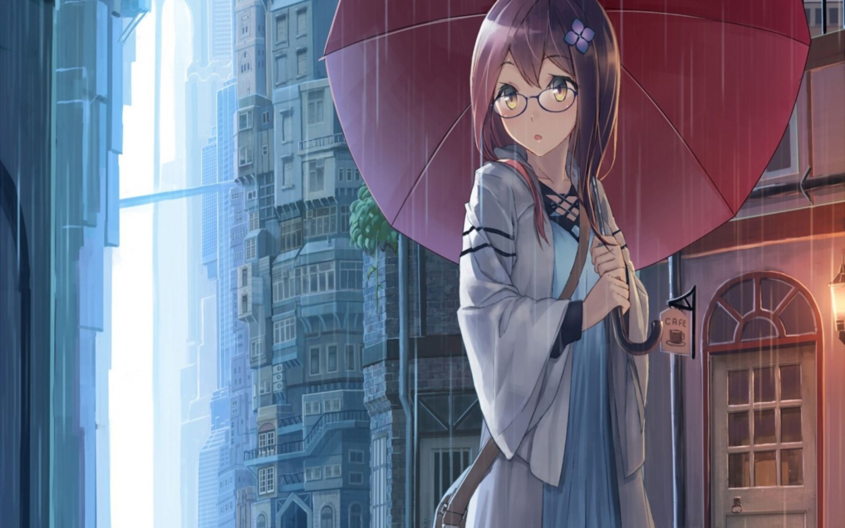 Free download Fantastic Anime Rain Wallpaper Desktop HD Wallpaper [2816x1760] for your Desktop, Mobile & Tablet. Explore Anime Rain Wallpaper. Anime Rain Wallpaper, Rain Wallpaper, Rain Wallpaper