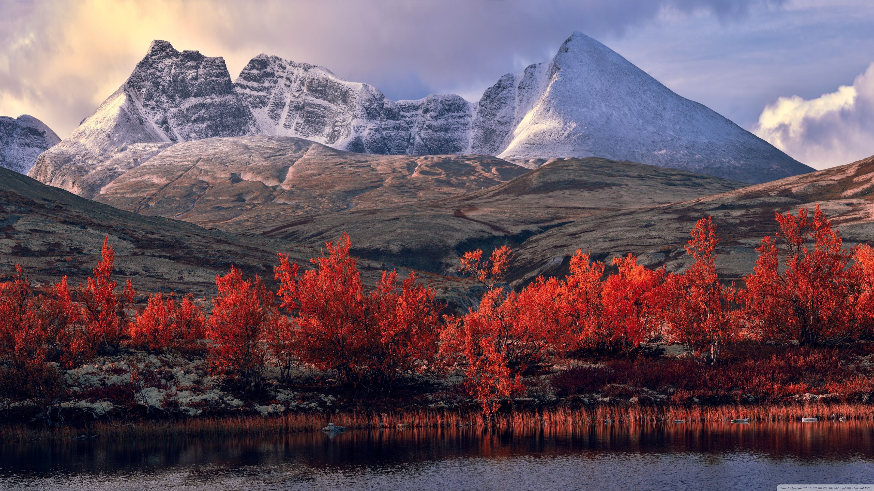 Autumn, Mountains, Scenery Ultra HD Desktop Background Wallpaper