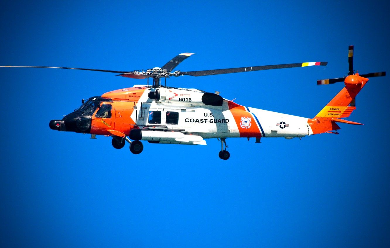 Wallpaper Helicopter, HH 60 Jayhawk, United States Coast Guard