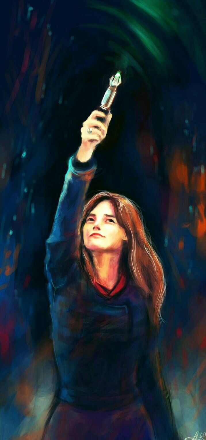 CLARA OSWALD CALLING THE DOCTOR. Doctor who, Doctor who art