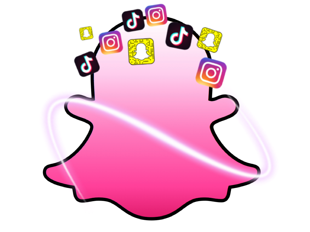 snapchat #snap #intagram #tiktok #cellphone Transparent Snapchat Logo