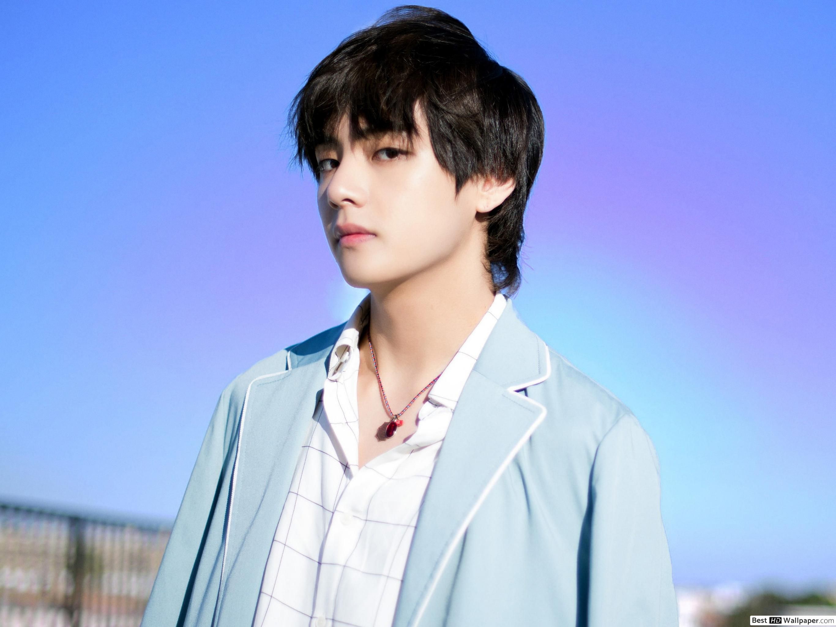 K Pop Group 'BTS' Idol, V (Kim Tae Hyung) HD Wallpaper Download