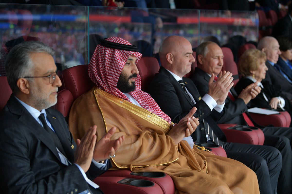 While Saudi Arabia played at the World Cup, the country bombed