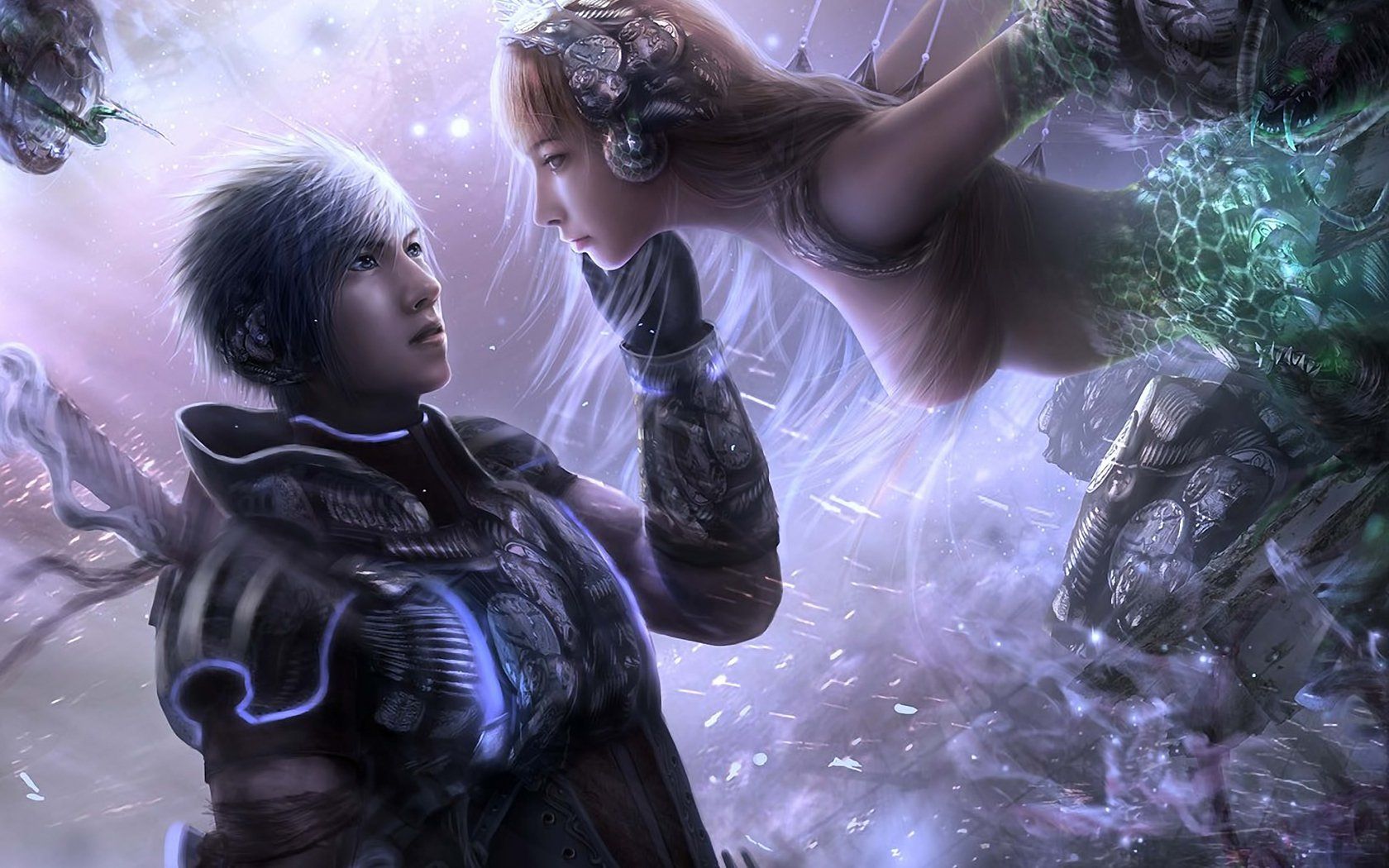 Anime Girl And Boy Kiss 23 Background Wallpaper