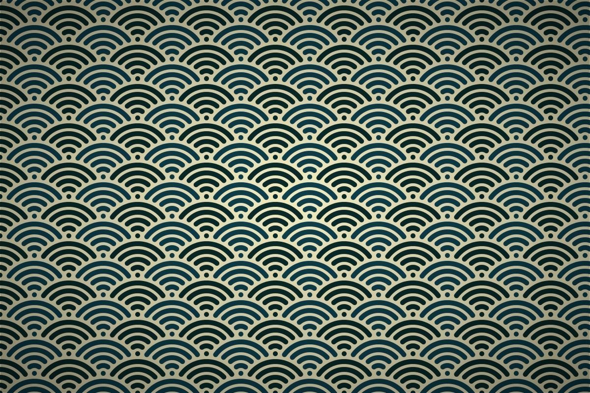 Japanese Wave Print Wallpaper Free Japanese Wave Print