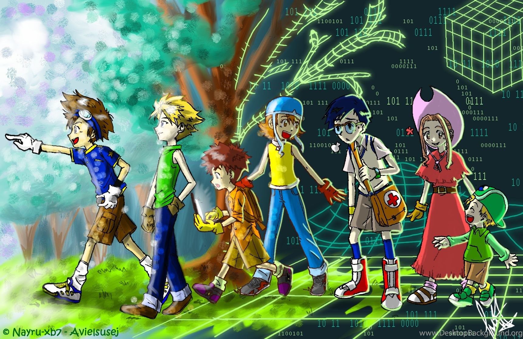 Digimon tamers imagen digievoluciones wallpaper digimon frontier