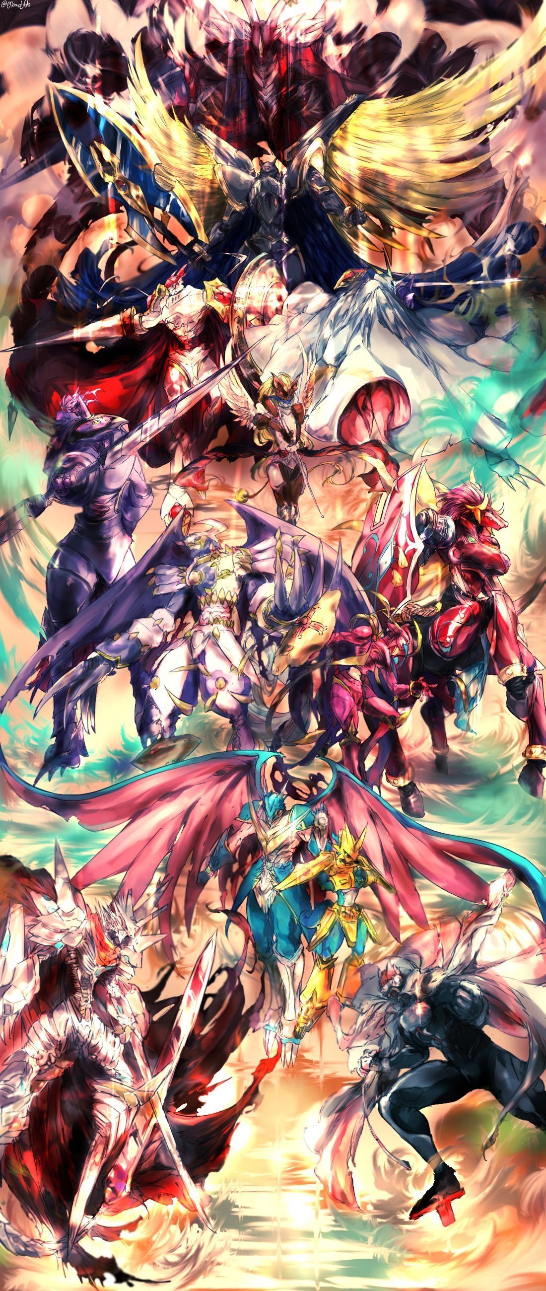 Royal knights. Digimon wallpaper, Digimon digital monsters, Digimon tamers