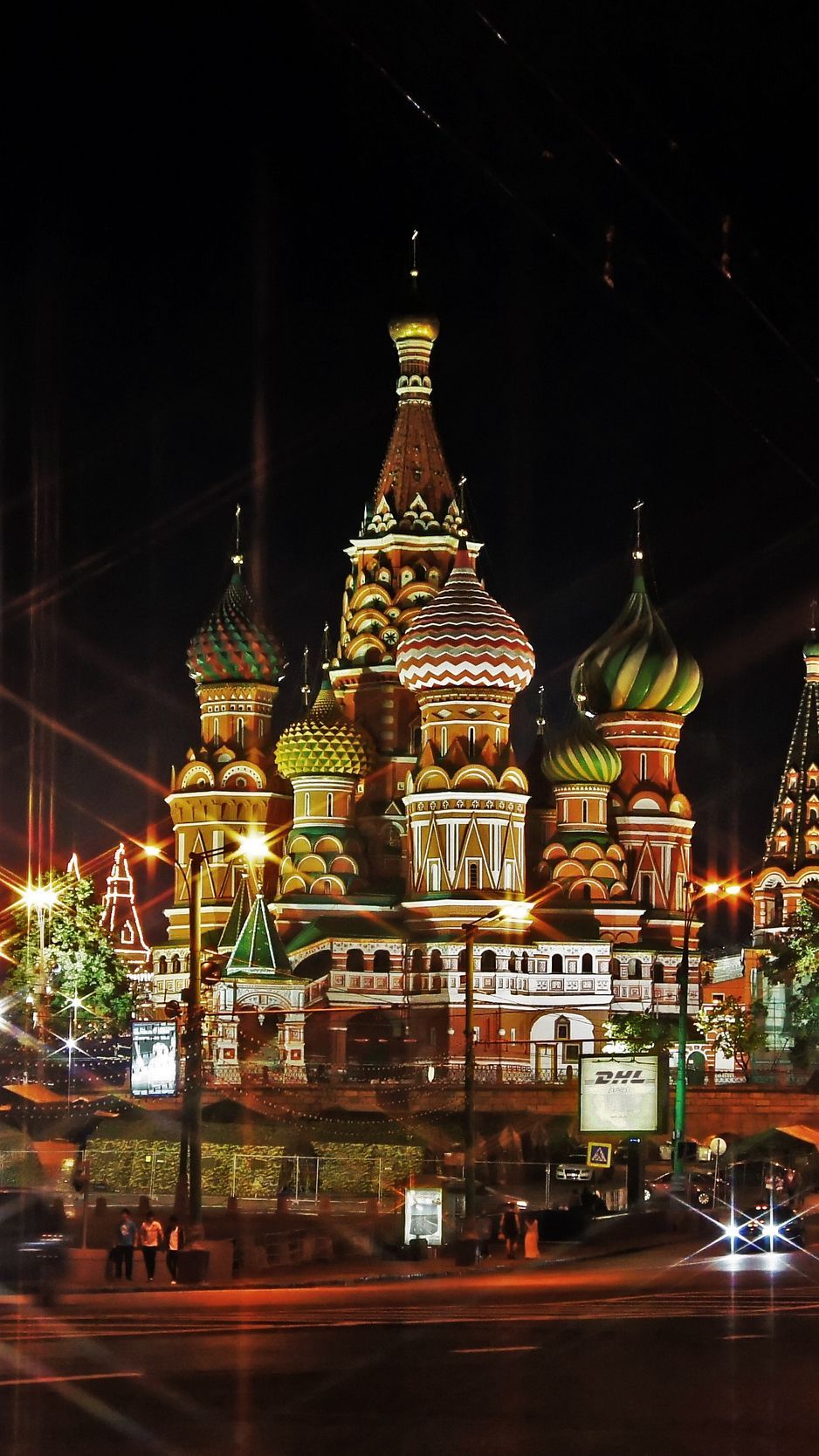 Download wallpaper 938x1668 moscow, russia, red square, light
