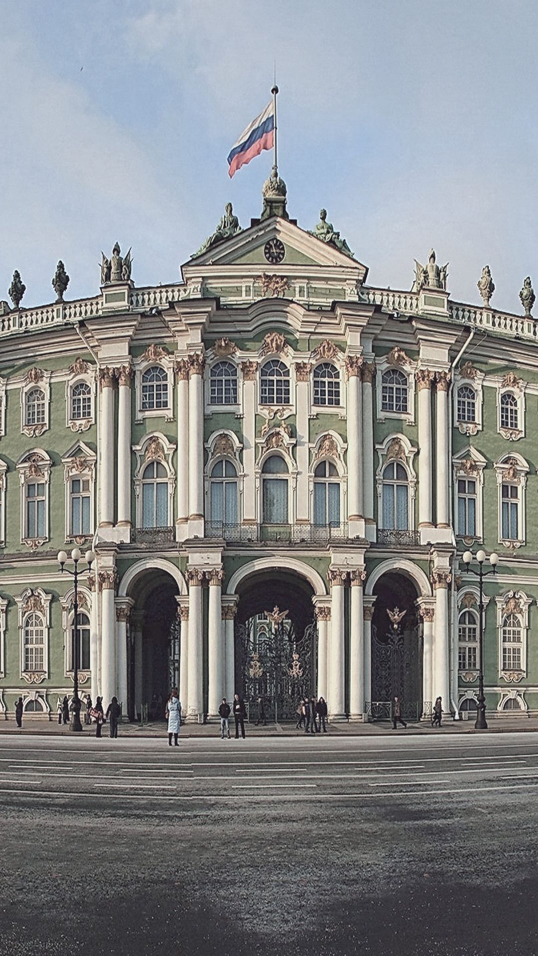 Russia Peterhof Palace iPhone Wallpaper HD