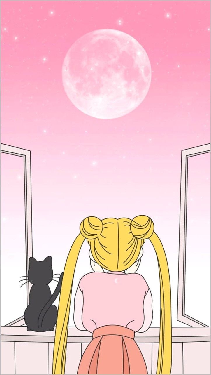 Aesthetic Luna Sailor Moon Wallpaper 4k. Sailor moon
