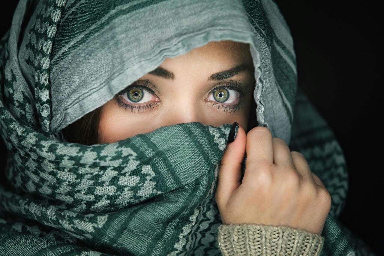 Hijab. Girls eyes, Beautiful eyes