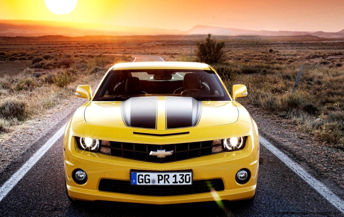 Yellow Chevrolet Camaro Desktop Wallpaper. Full HD Wallpaper