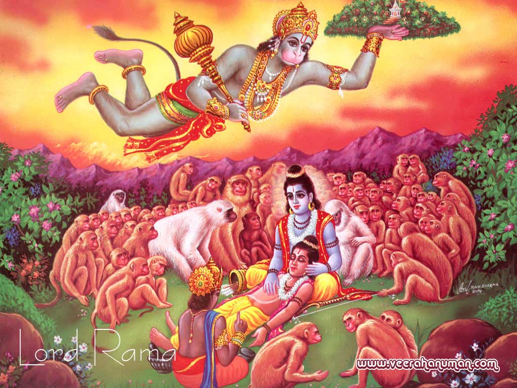 Free Wallpaper: Jai Hanuman Wallpaper