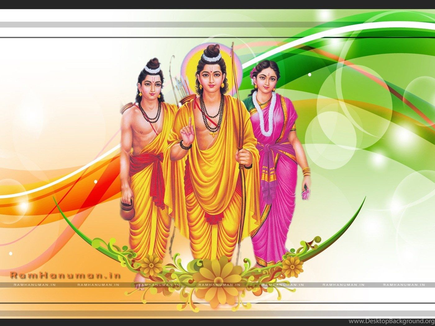 Download Lord Hanuman Shri Ram HD Wallpaper Ram sita lashman