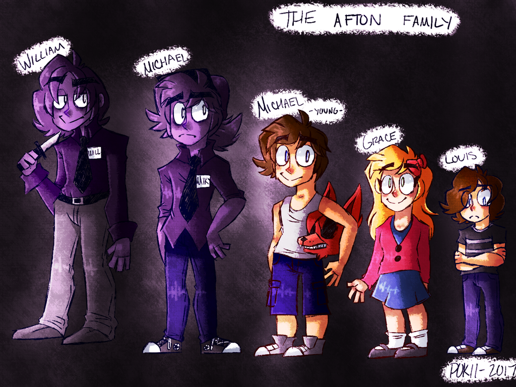 The Afton Family Pokiisu. Anime fnaf, Fnaf characters, Fnaf