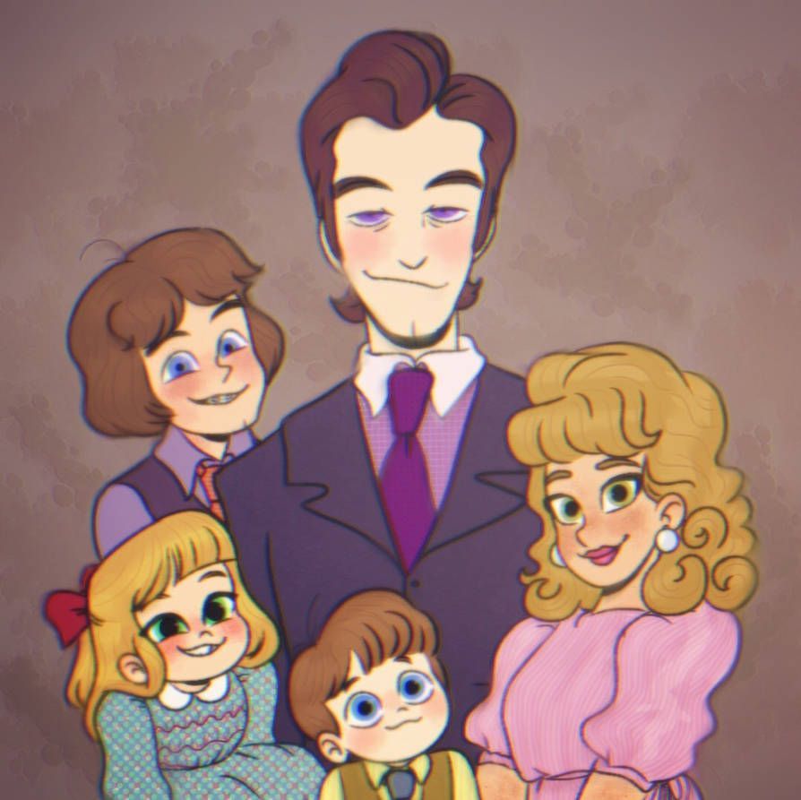 The Afton family By nahhhlame. Afton, Fnaf