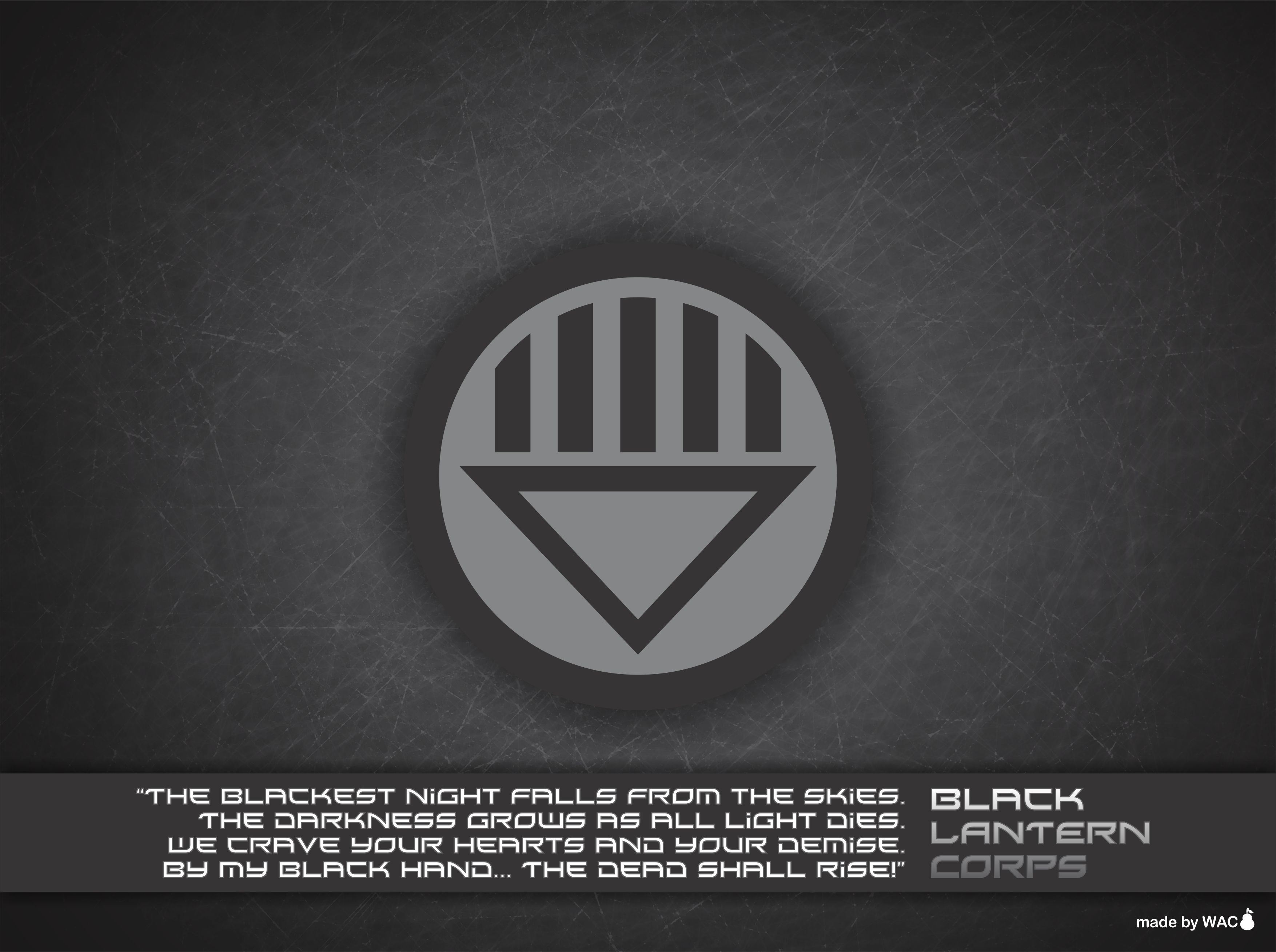 Black Lantern Corps Wallpaper. Black