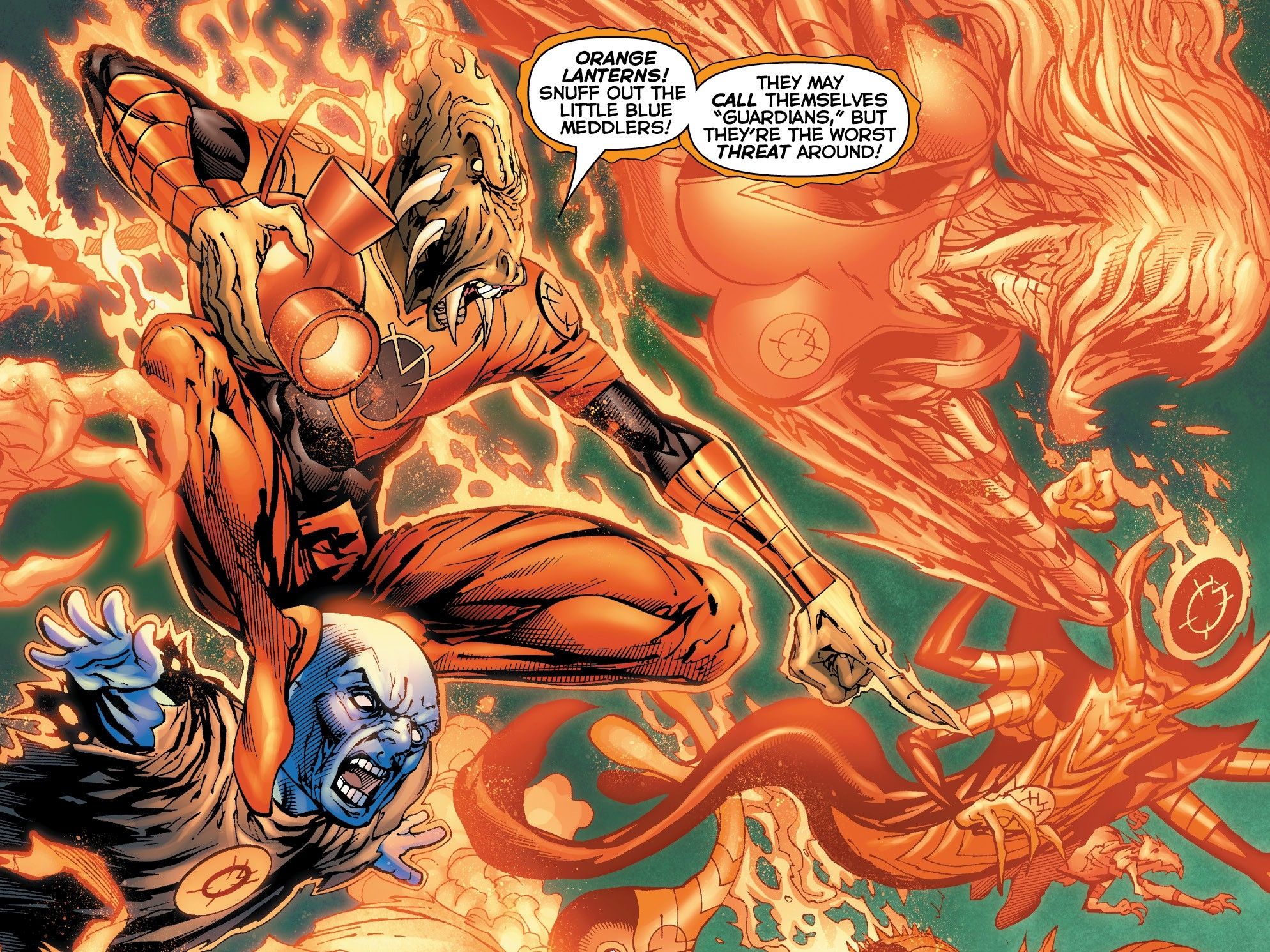 Orange Lantern Corps HD Wallpaper. Background Imagex1491