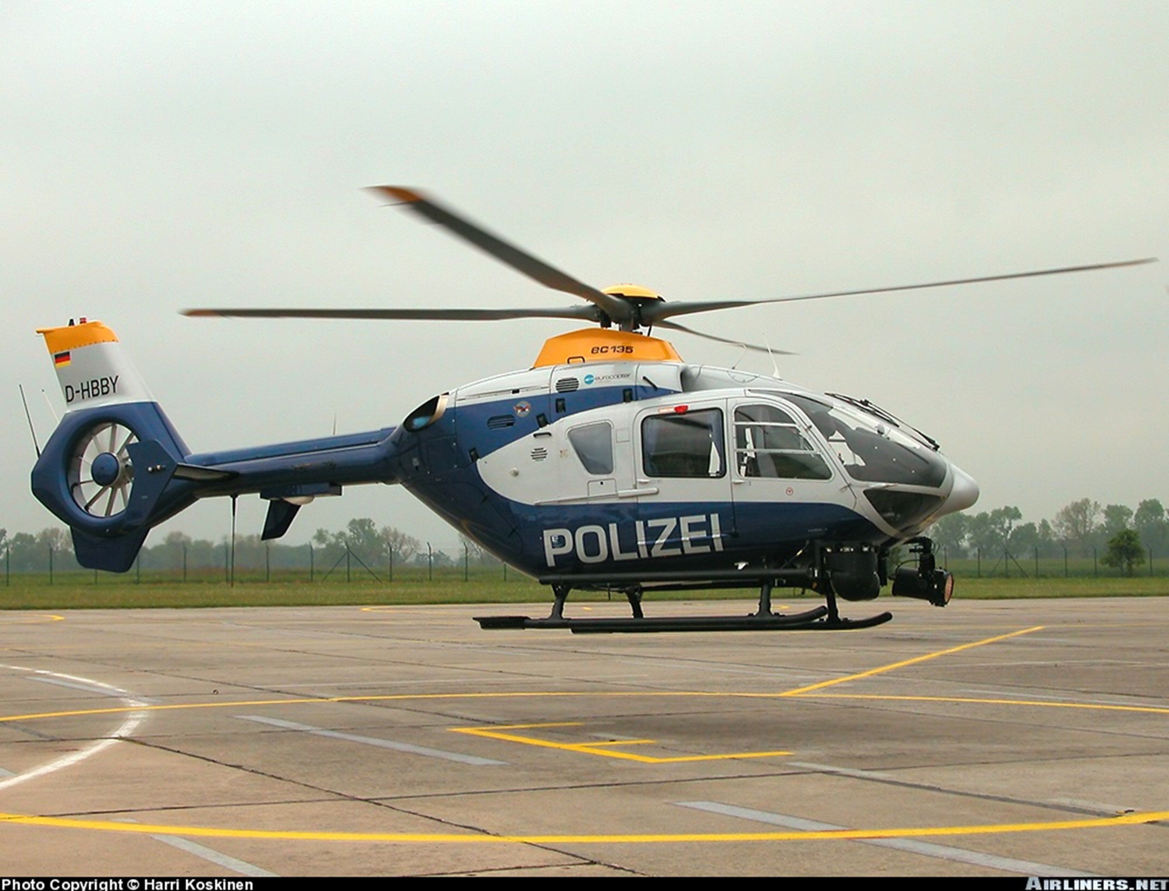 Helicopter Aircraft Police Germany Eurocopter Ec 135 Wallpaper
