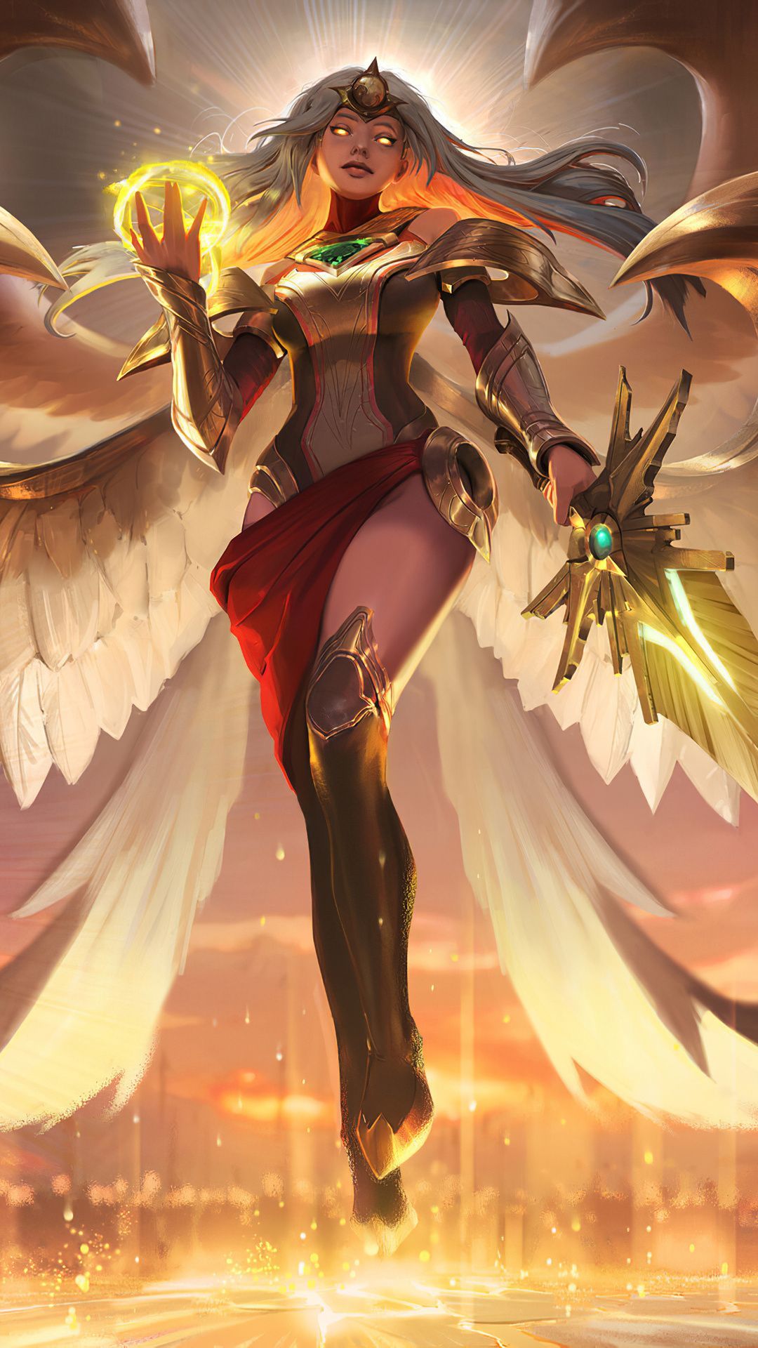 Kayle League Of Legends 4k Mobile Wallpaper iPhone, Android