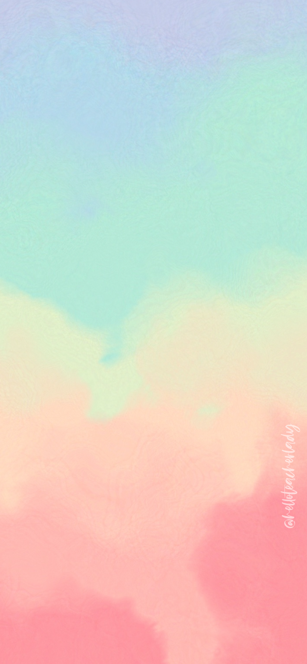 Digital Refresh: Rainbow Watercolor Phone + Desktop Wallpaper