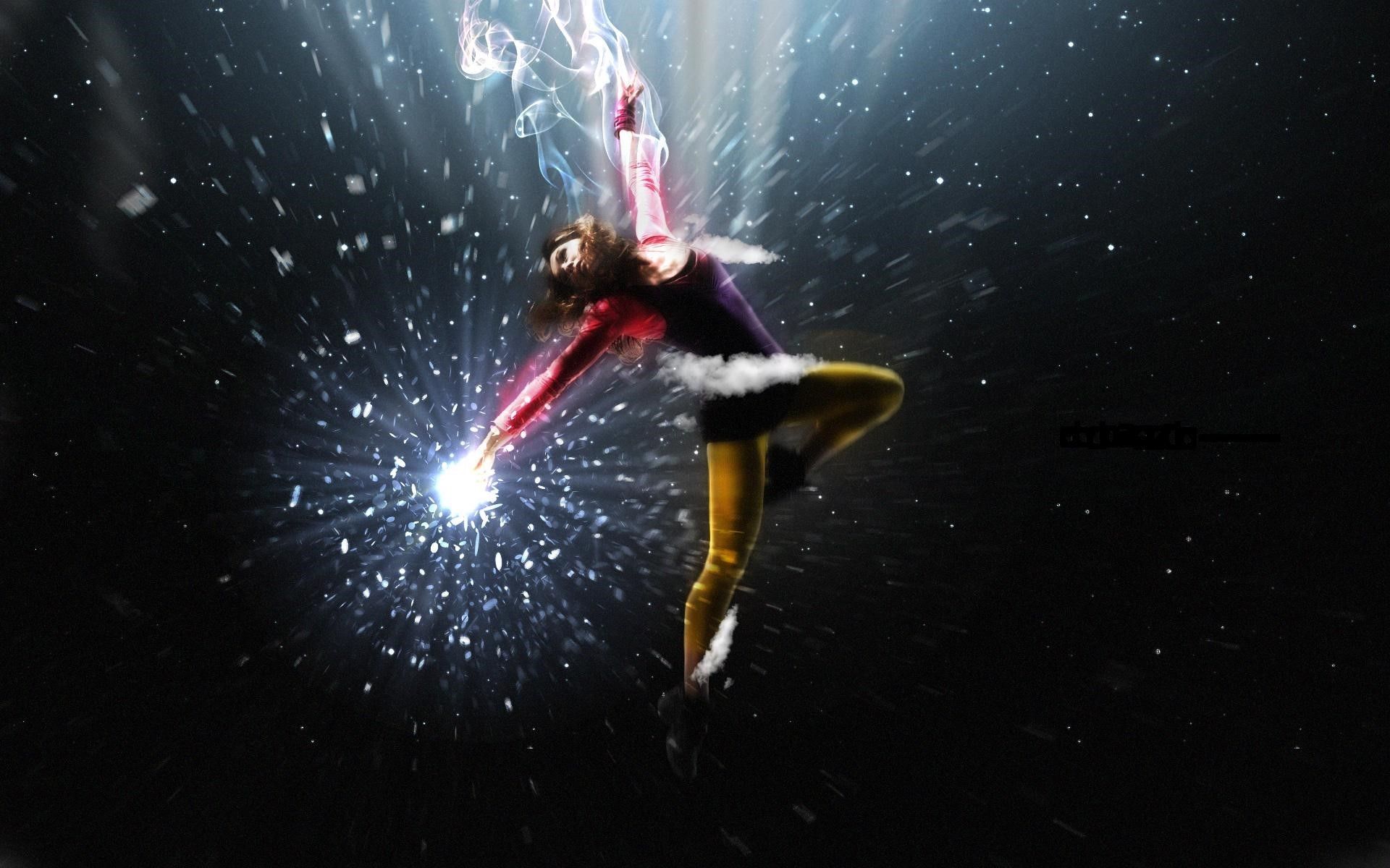 Dancing Flying Girl High Quality Image