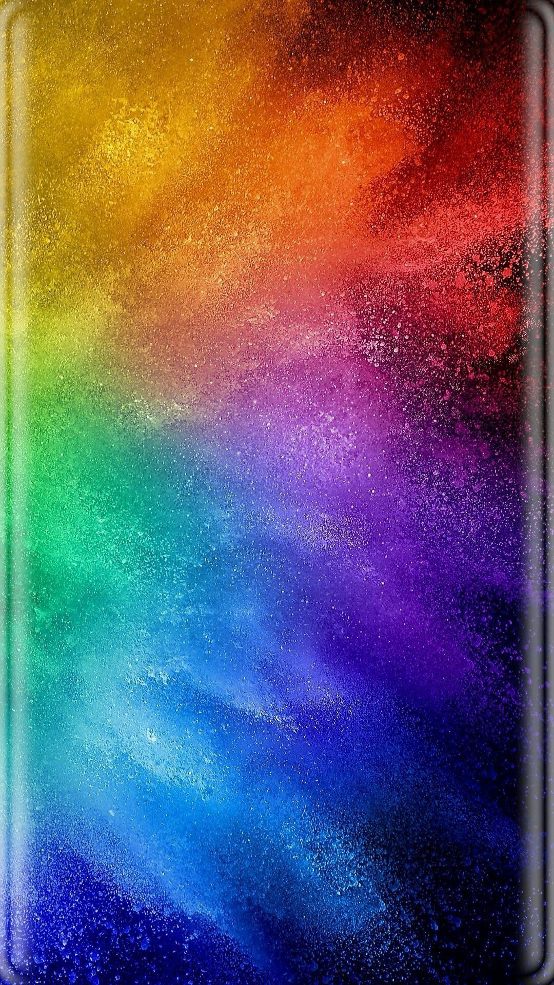 Ombre Rainbow Watercolor Wallpaper