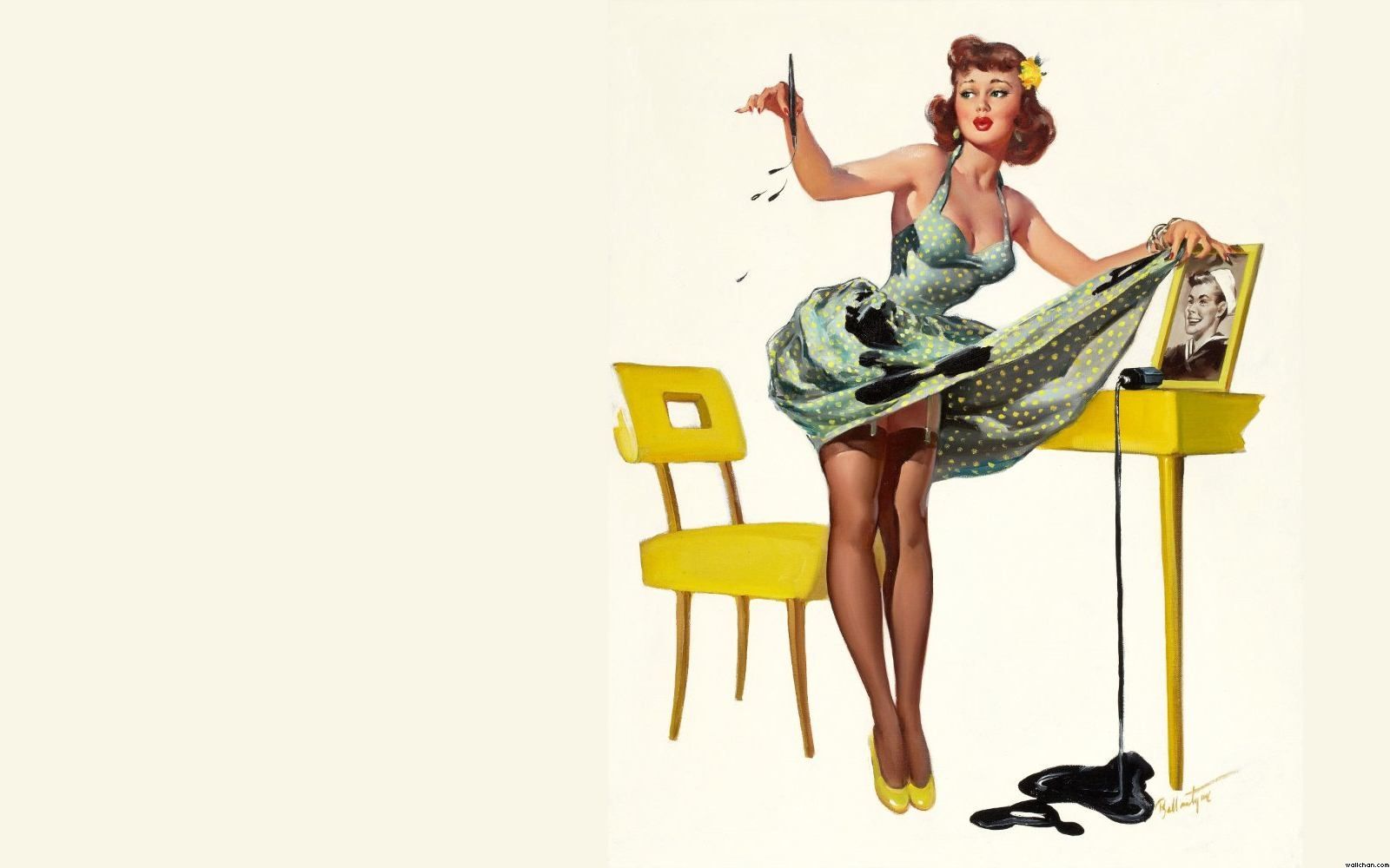 Pinup Girls Wallpaper
