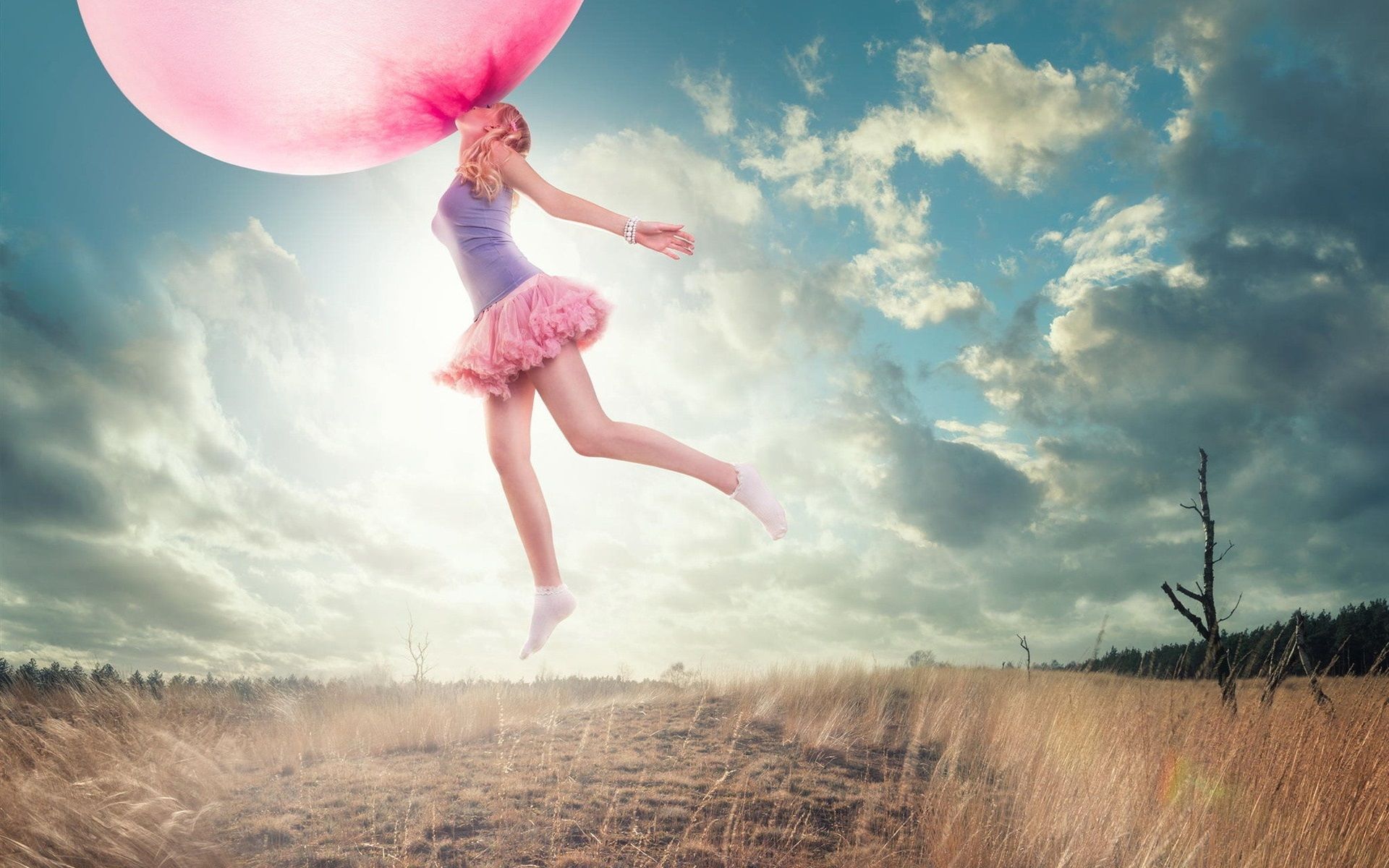 Girls Flying Wallpapers - Wallpaper Cave