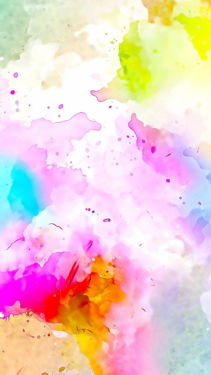 Watercolor, colorful, canvas, artwork wallpaper
