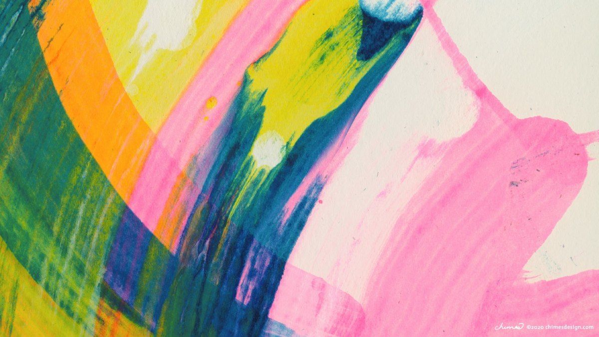 Free Desktop Wallpaper—Abstract Rainbow Paintings