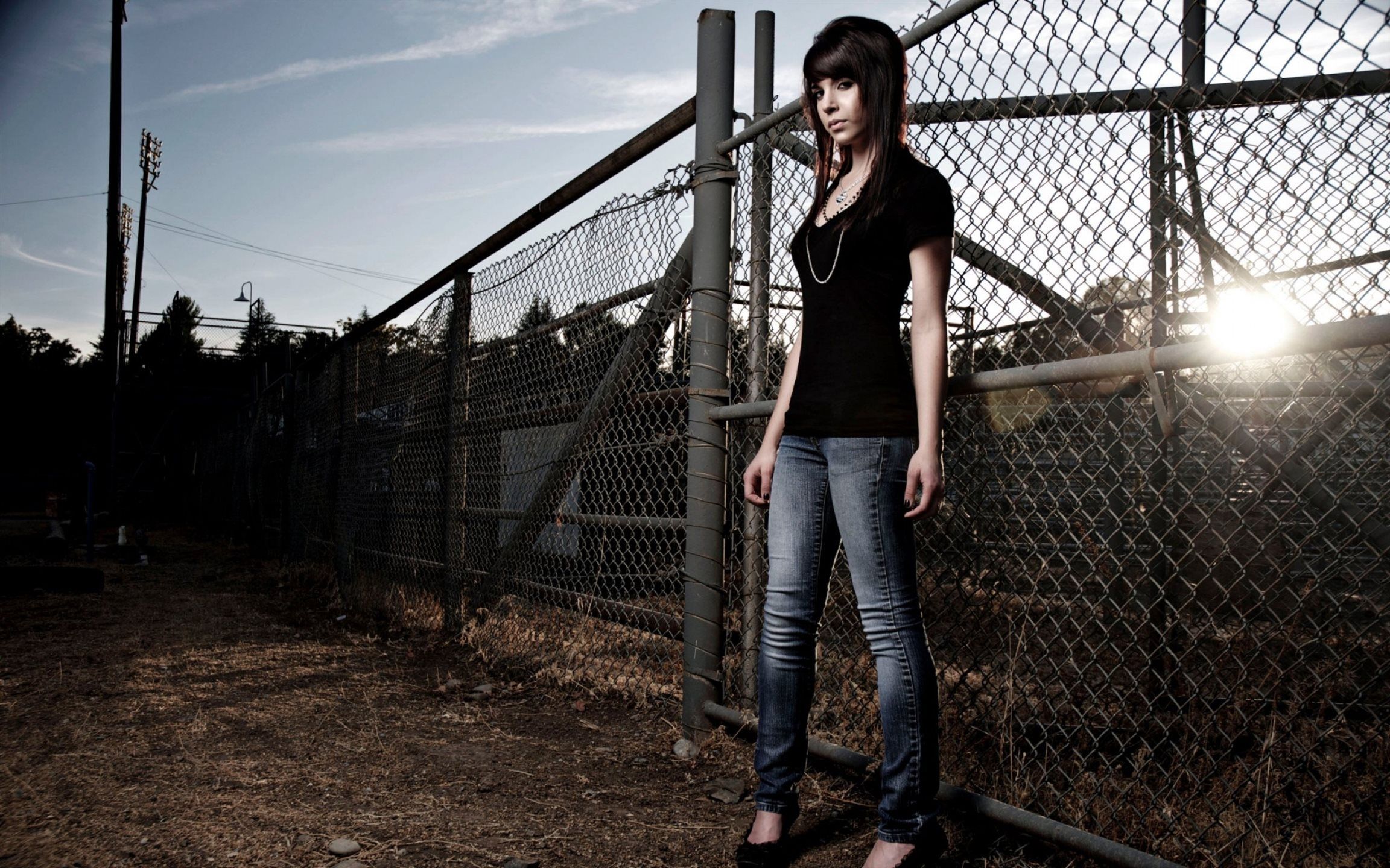 Taylor Sunlight Fence Mac Wallpaper Download