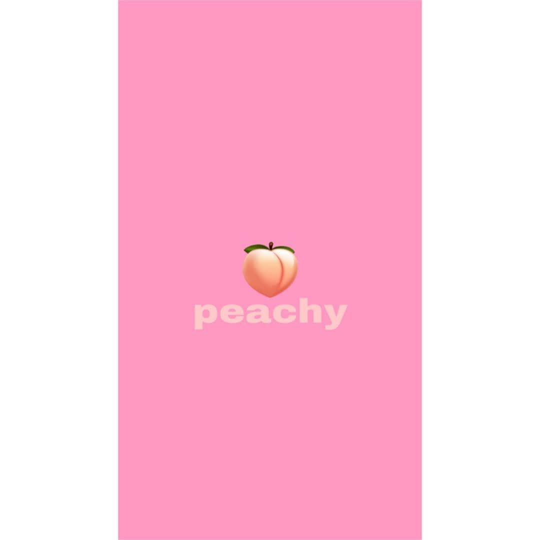 Peachy Peach Aesthetic Softie Aesthetic Homescreen & L