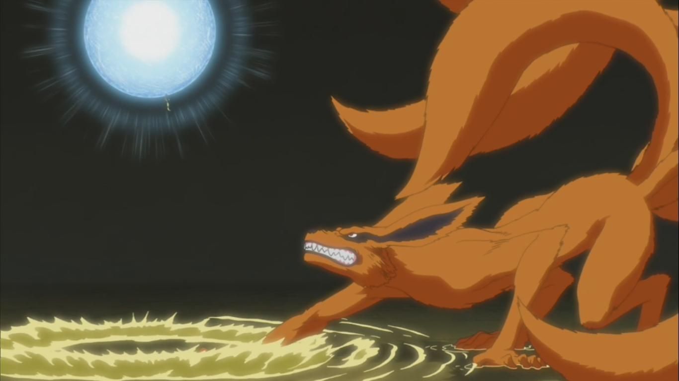 Naruto Nine Tailed Fox Rasengan.. Naruto, He Releases The Seal