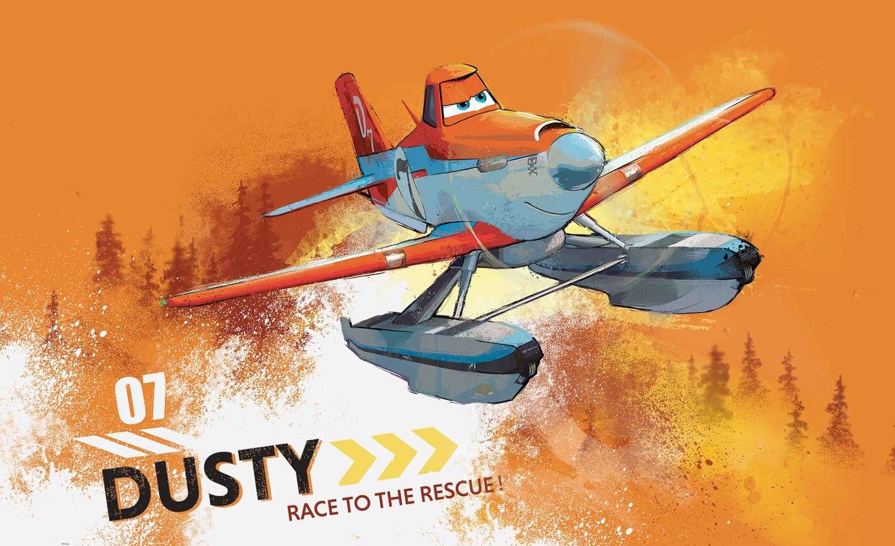 Disney Planes Dusty Crophopper Wall Paper Mural. Buy at